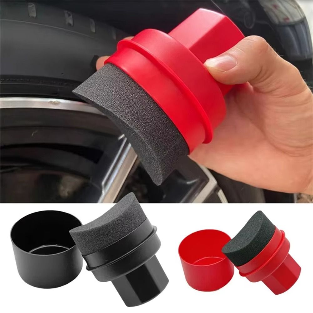 Wax Applicator Pad - إسفنجة تلميع الإطارات المنحنية مع غطاء