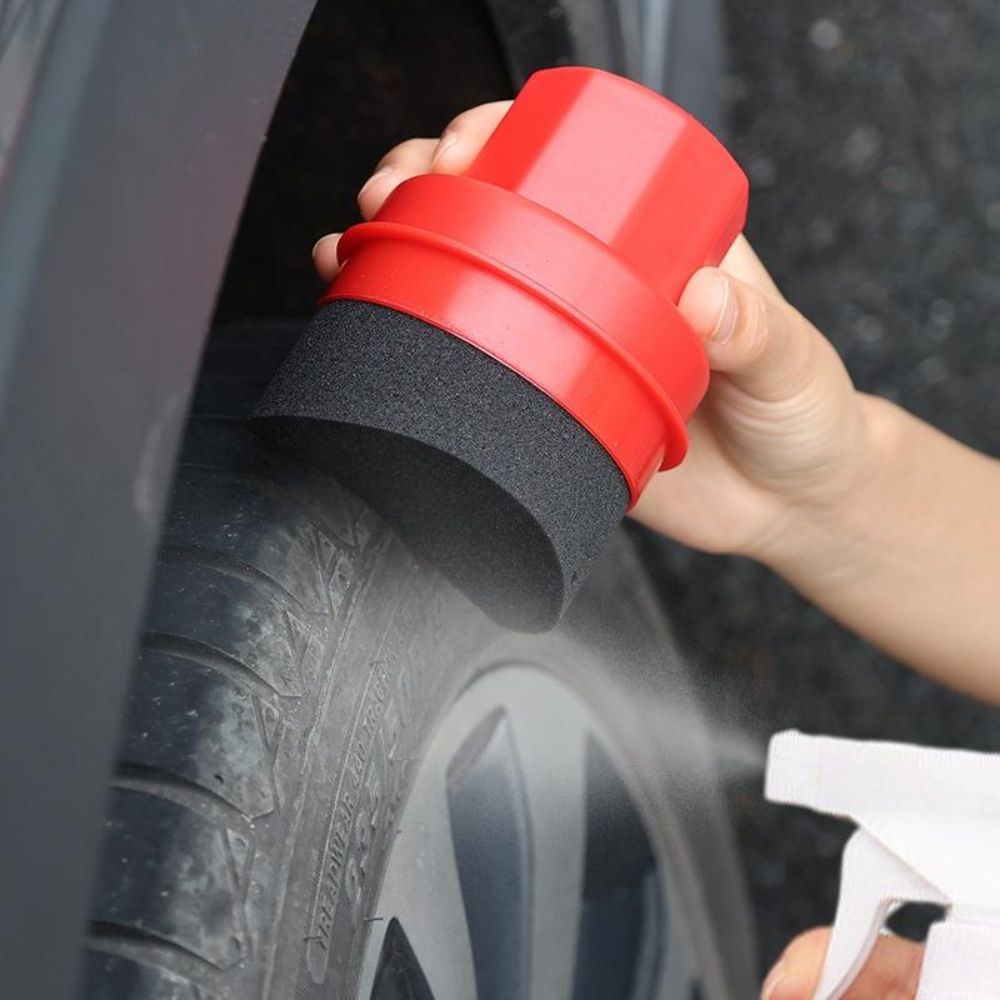 إسفنجة تلميع الإطارات المنحنية - مراجعة Wax Applicator Pad وسعره