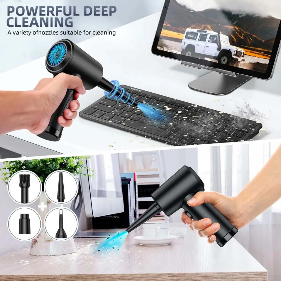 منفاخ هواء كهربائي لاسلكي مع ض - مراجعة Dryer Car Blower وسعره