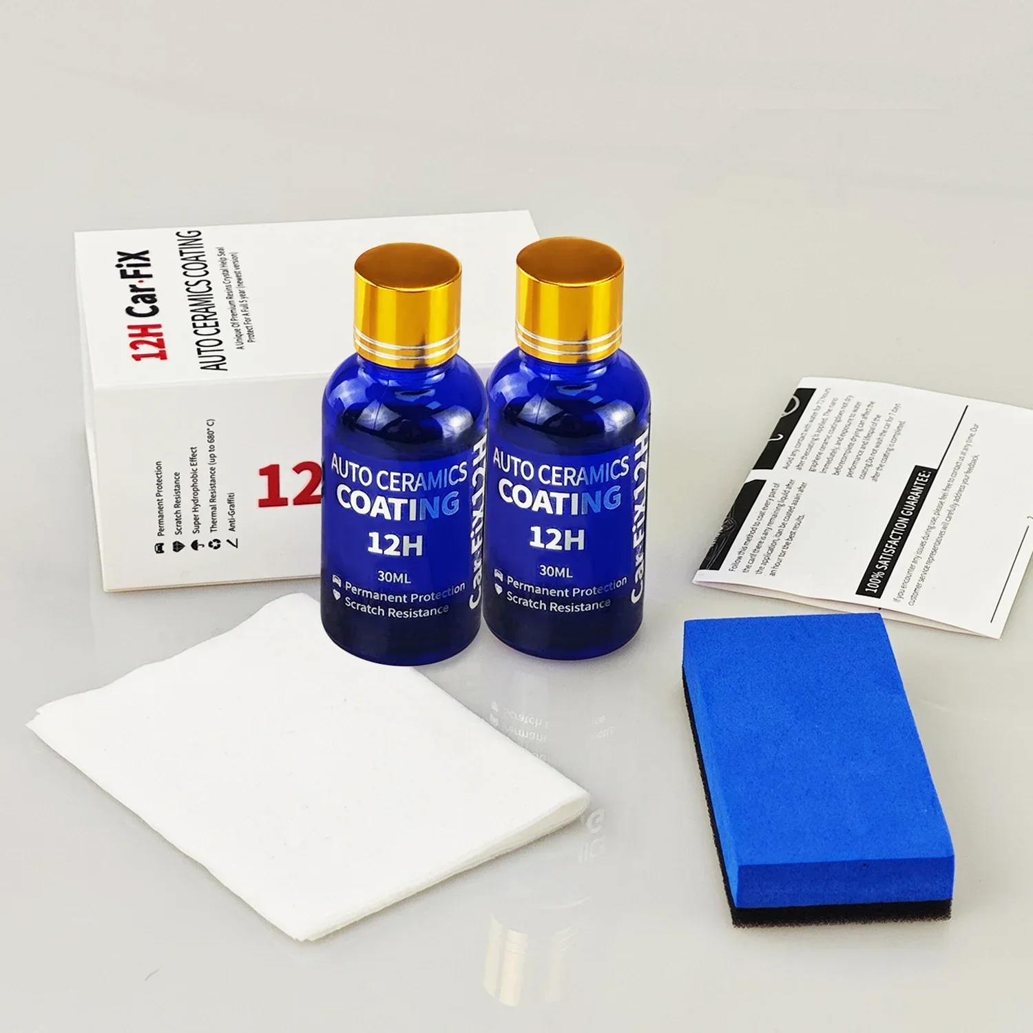 قطعتان من شمع تلميع السيارات 1 - مراجعة Car Wax Ceramic Coating وسعره